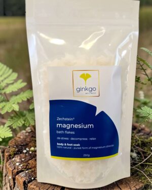 Ginkgo Wellness Shop Body and Foot Bath Magnesium Flakes 250g – Pure Zechstein®