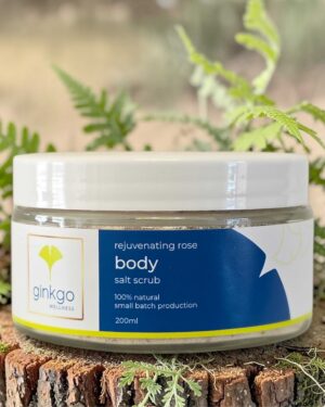 Ginkgo Wellness Shop Rose Organic Salt Scrub
